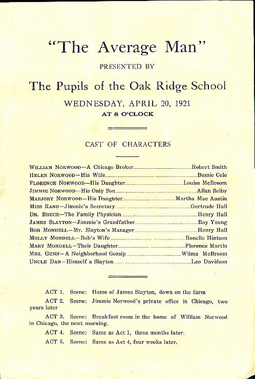 SeniorPlaybill1921